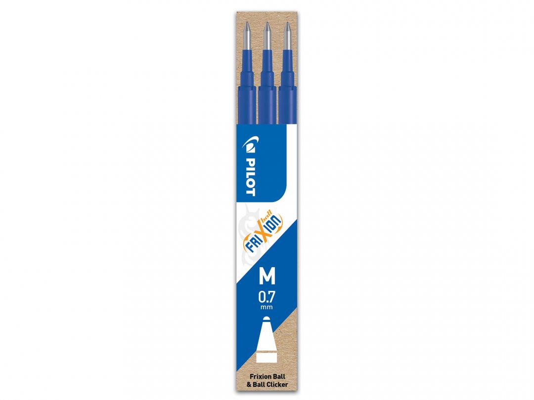 Wkład do pióra kulkowego Frixion Ball 0,7 mm. niebieski (3 szt.) Pilot